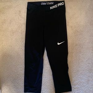 Nike Pro women leggings black medium